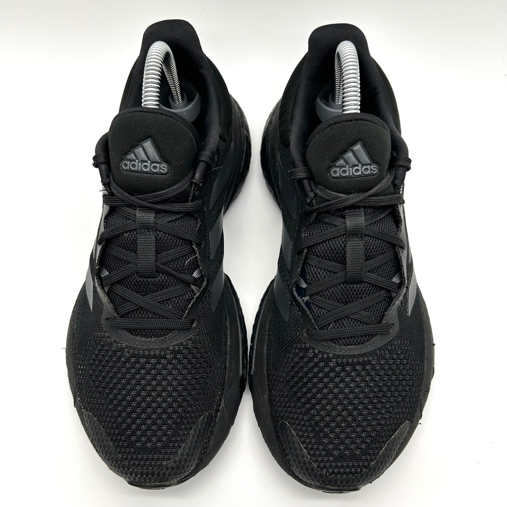 Adidas SolarGlide 5 Sneakers Womens 8 Black‎ Carbon Running Shoes GX5494 - Picture 3 of 11